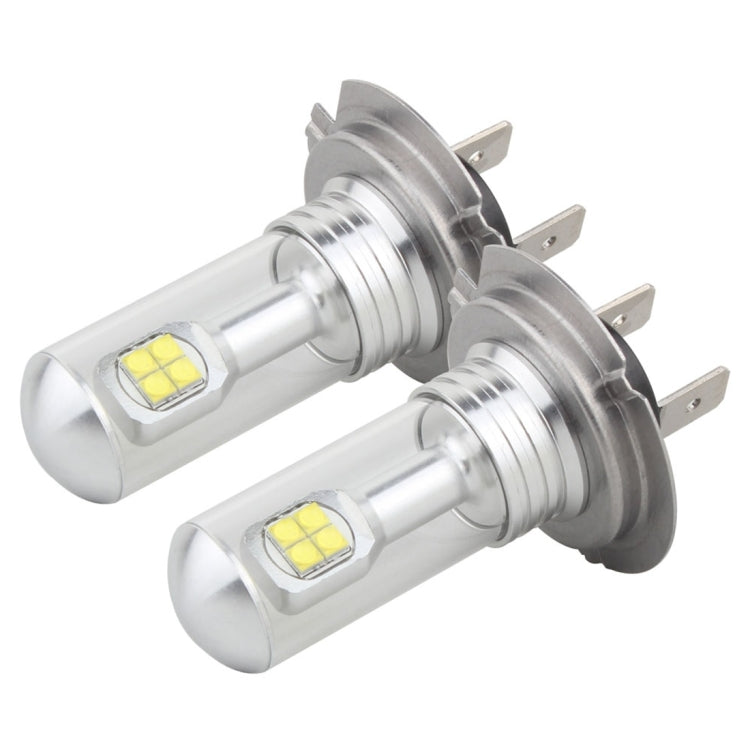 2 PCS H7 40W 800 LM 6000K 8 CREE LEDs Car Fog Lights, DC 12V, H7