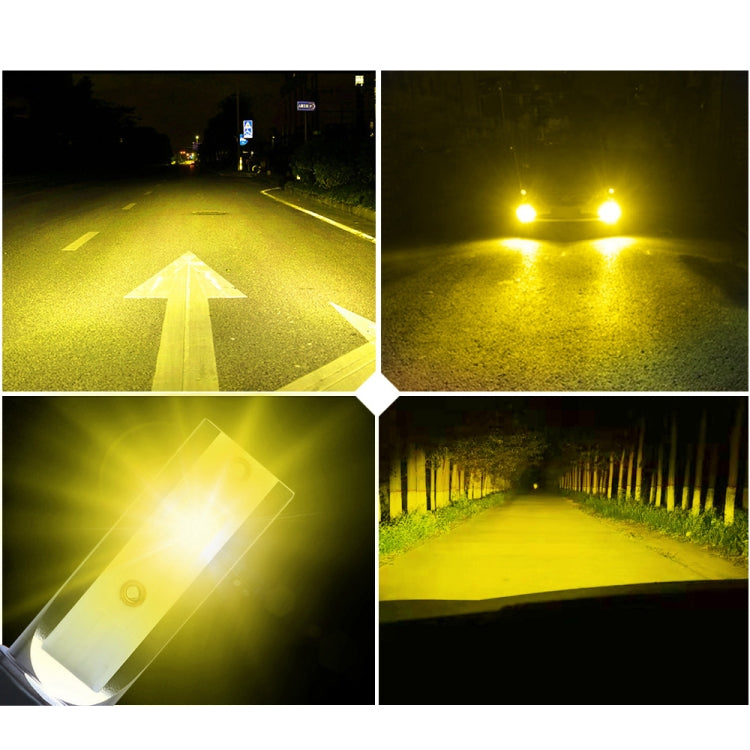 2 PCS H3 18W 1800 LM 6000K IP68 Canbus Constant Current Car LED Headlight with 2 COB Lamps, DC 9-36V, H3