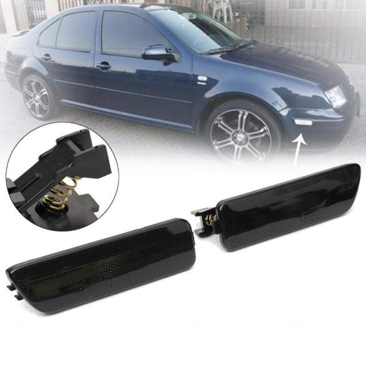 2 Stück vordere Stoßstangenbegrenzungsleuchten Gehäuse ohne Glühlampe Ersatz 1JM945071 / 1JM945072 für VW Golf / Jetta 1999-2005