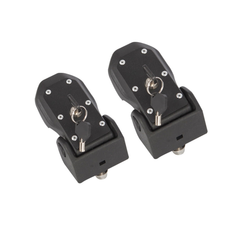 2 PCS Car Anti-Theft Hood Latch Locking Catch Buckle Engine Cover with Lock for Jeep Wrangler JL 2018, for Jeep Wrangler JL 2018