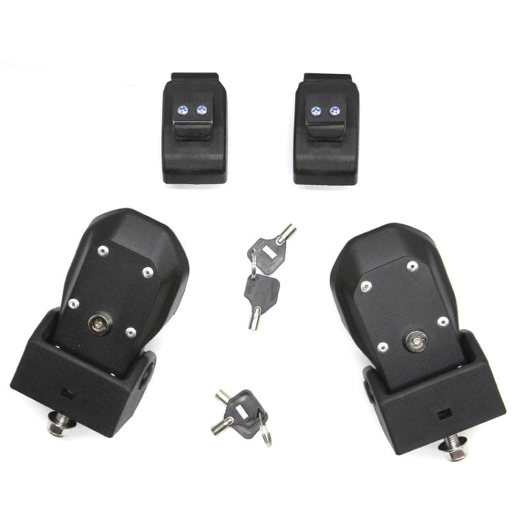 2 PCS Car Anti-Theft Hood Latch Locking Catch Buckle Engine Cover with Lock for Jeep Wrangler JL 2018, for Jeep Wrangler JL 2018