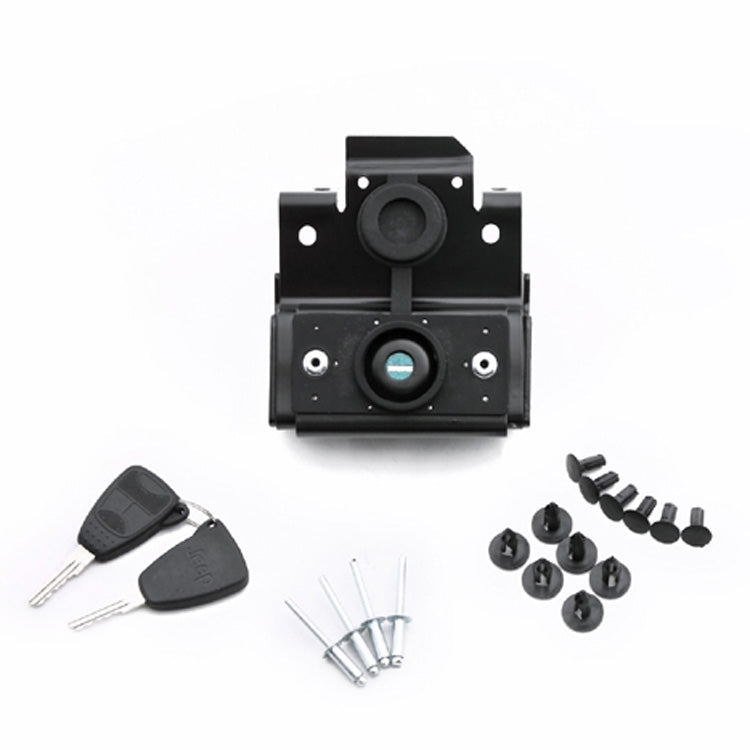 Car Anti-Theft Hood Latch Locking Engine Cover Lock with Keys for Jeep Wrangler JK 2007-2017, Jeep Wrangler JK 2007-2017(with Keys)