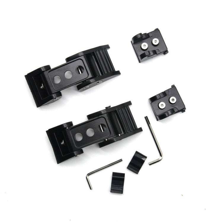 2 PCS Car Three Holes Hood Latch Locking Catch Buckle Engine Cover for Jeep Wrangler JK 2007-2017, Jeep Wrangler JK 2007-2017(Three Holes)