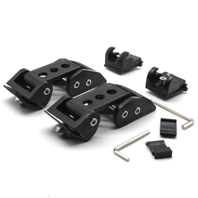 2 PCS Car Three Holes Hood Latch Locking Catch Buckle Engine Cover for Jeep Wrangler JK 2007-2017, Jeep Wrangler JK 2007-2017(Three Holes)