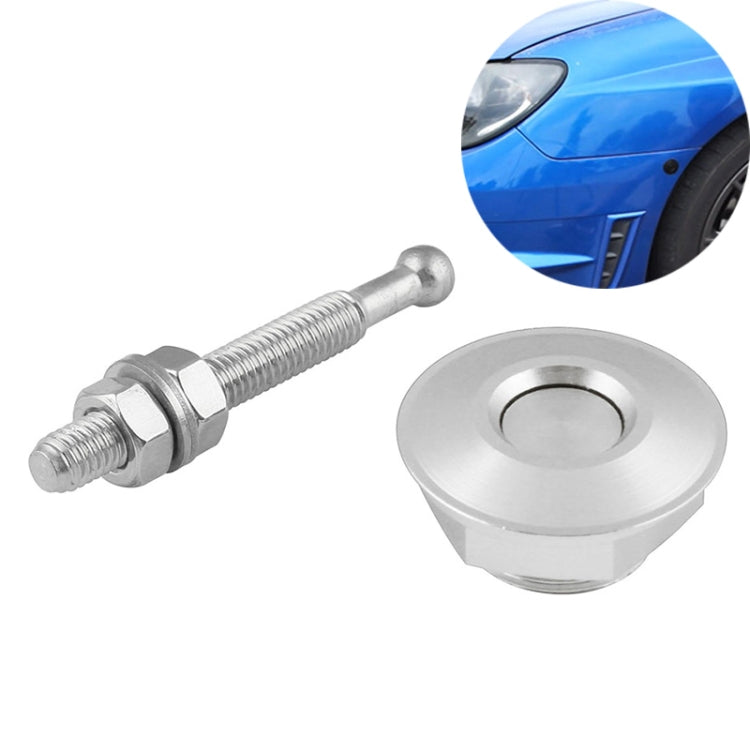 Car Mini Stainless Steel Quick-pins Push Button Billet Hood Pins Lock Clip Kit, Mini Stainless Steel (Black), Mini Stainless Steel (Silver)