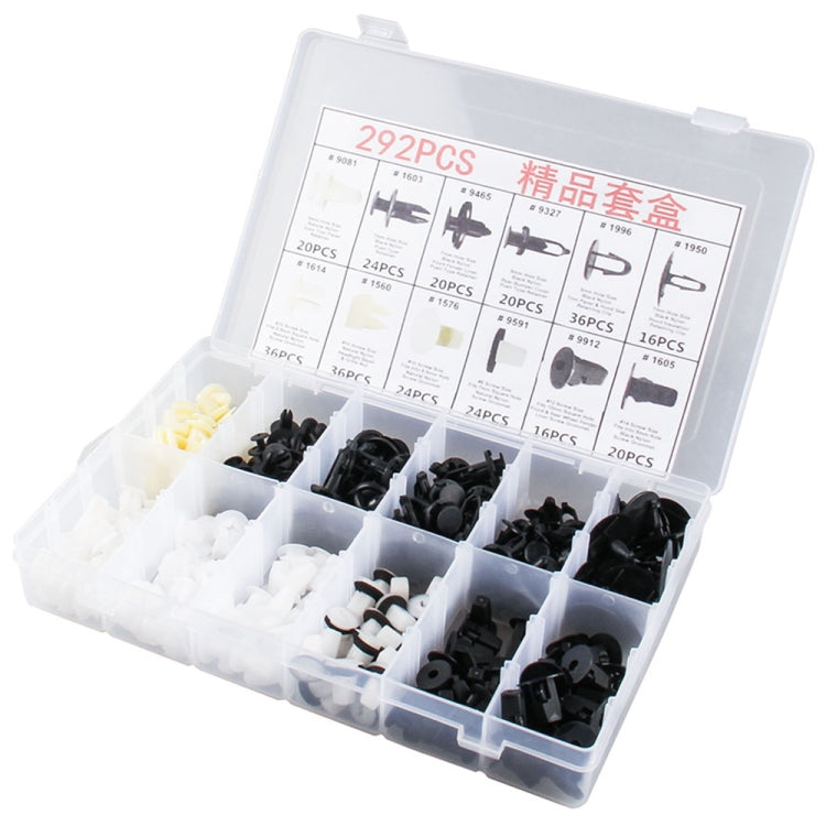 292 PCS Car Retainer Clips Assortment Car Panel Trim Plastic Fasteners Rivet Clips Set, 292 PCS