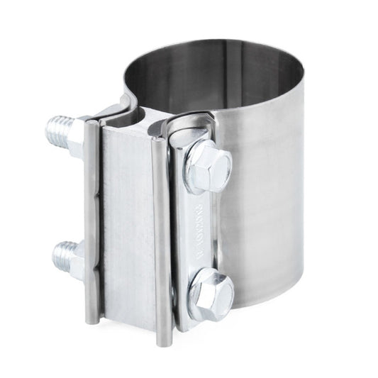 2.5 inch 63mm Car Turbo Exhaust Downpipe Stainless Steel Lap Joint Band Clamp, 2.5 inch
