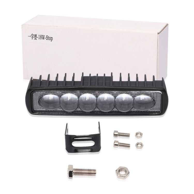 6 inch 18W 6000K IP68 8D Car Boat Marine Work Lights Spotlight LED Bulbs, DC 10-30V, 18W