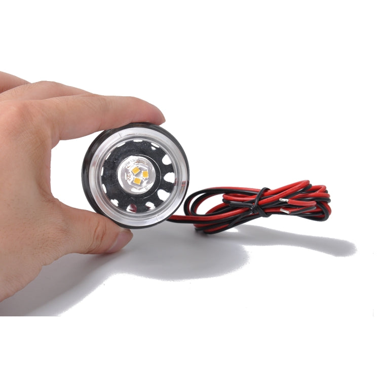 DC 12V 2.5W Marine Boat Yacht Stern Anchor LED Navigation Light All Round 360 Degree White Light, LED Navigation Light