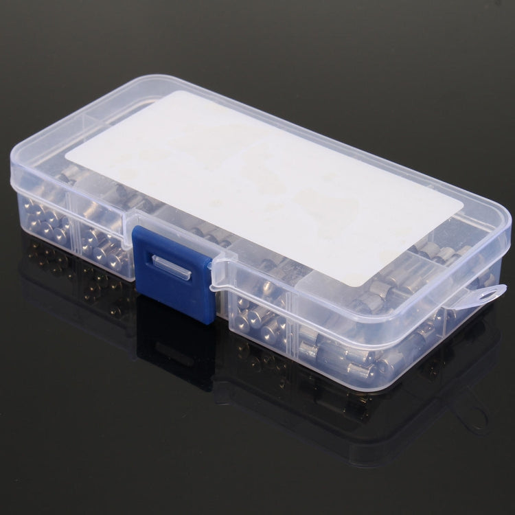 100 PCS 5 x 20mm Fuse Assorted Kits Glass Fuses Tube 0.2A 0.5A 1A 2A 3A 5A 8A 10A 15A 20A, 100pcs 5 x 20mm