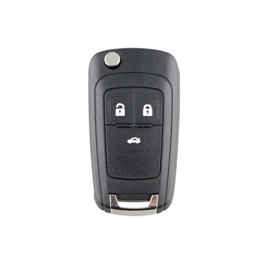 For Opel Car Keys Replacement 3 Buttons Car Key Case with Foldable Key Blade, 3 Buttons with Foldable Key Blade