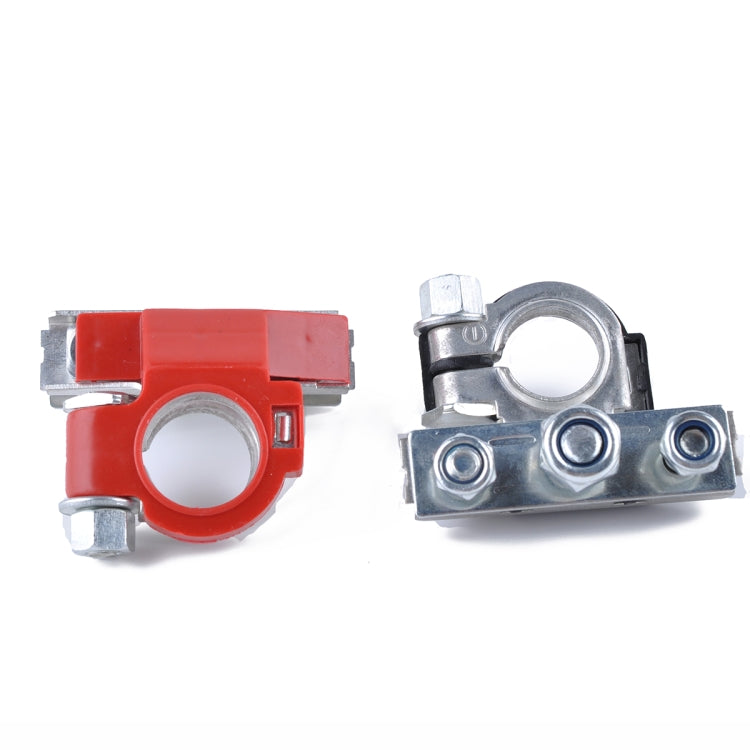 1 Pair Car Automotive Battery Wire Cable Terminals Clamp Connectors Kit, Clamp Connectors