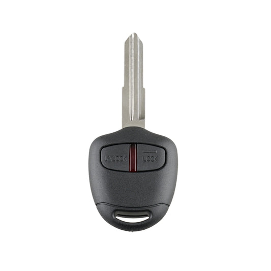 For MITSUBISHI 2 Buttons Intelligent Remote Control Car Key with 46 Chip & Battery & Right Slot, Frequency: 433MHz, For MITSUBISHI(Right)