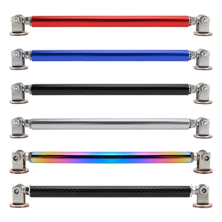 2 PCS Car Modification Adhesive Surrounded Rod Lever Front and Rear Bars Fixed Front Lip Back Shovel, Length: 15cm, 15cm (Silver), 15cm (Red), 15cm (Blue), 15cm (Colour), 15cm (Black)