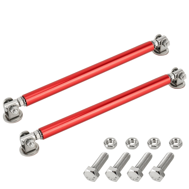 2 PCS Car Modification Adhesive Surrounded Rod Lever Front and Rear Bars Fixed Front Lip Back Shovel, Length: 20cm, 20cm (Red), 20cm (Blue), 20cm (Colour), 20cm (Black), 20cm (Silver)
