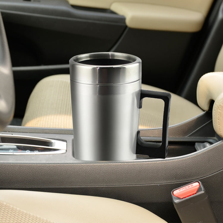 DC 12V Edelstahl Auto Wasserkocher, beheizte Tasse, Heizbecher mit Ladegerät Zigarettenanzünder, Fassungsvermögen: 300 ml, DC 12V