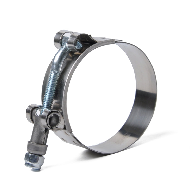 4 PCS Stainless Steel T-Bolt Hose Clamps Pipe Clip Fuel Line Clip, Size: 79-87mm, Size: 79-87mm