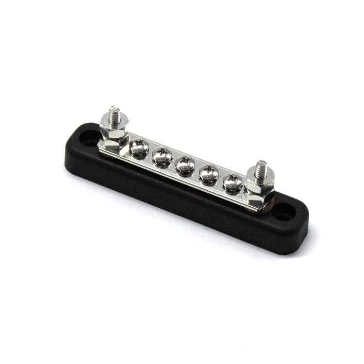 5 Way Power Distribution Bus Bar 5-bit Single Distribution Box for Car / RV / Boat, 5-bit