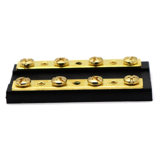 8 Way 4P Power Distribution Dual Bus Bar 8-bit Distribution Box for Car / RV / Boat, 4P