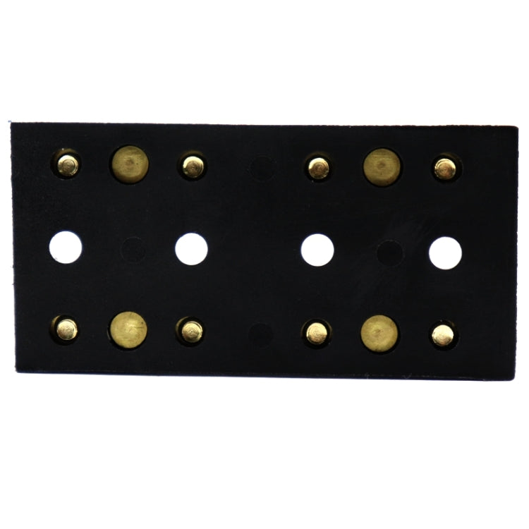 8 Way 4P Power Distribution Dual Bus Bar 8-bit Distribution Box for Car / RV / Boat, 4P