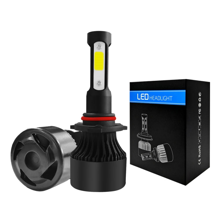 2 PCS S2 9005 / HB3 / H10 DC9-36V / 25W / 6000K / 2500LM IP68 Car LED Headlight Lamps