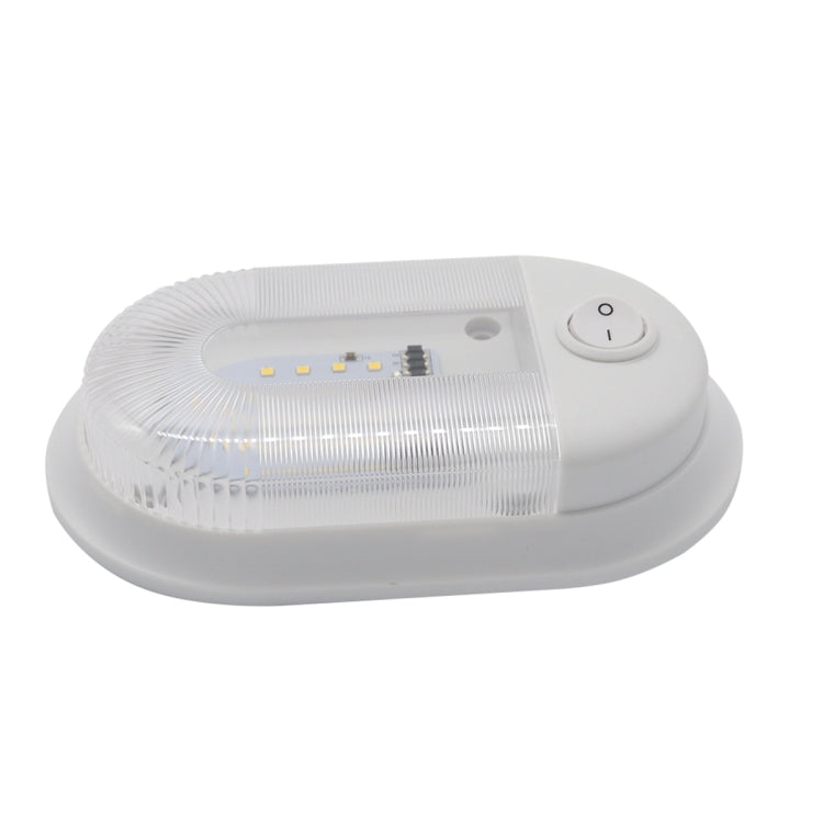 D4348 10-24V 3-3.5W 4000-4500K 280LM RV Yacht 24 PCS LED Lamps Dome Light Ceiling Lamp, with Independent Switch Control, D4348
