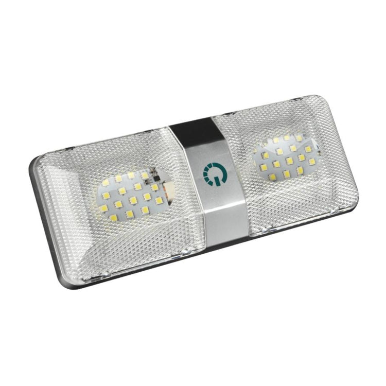D4376D DC11-18V 6W 6000-6500K IP50 48LEDs SMD-5050 Marine RV Dimmable LED Dome Light Ceiling Lamp, with Touch Control, D4376D
