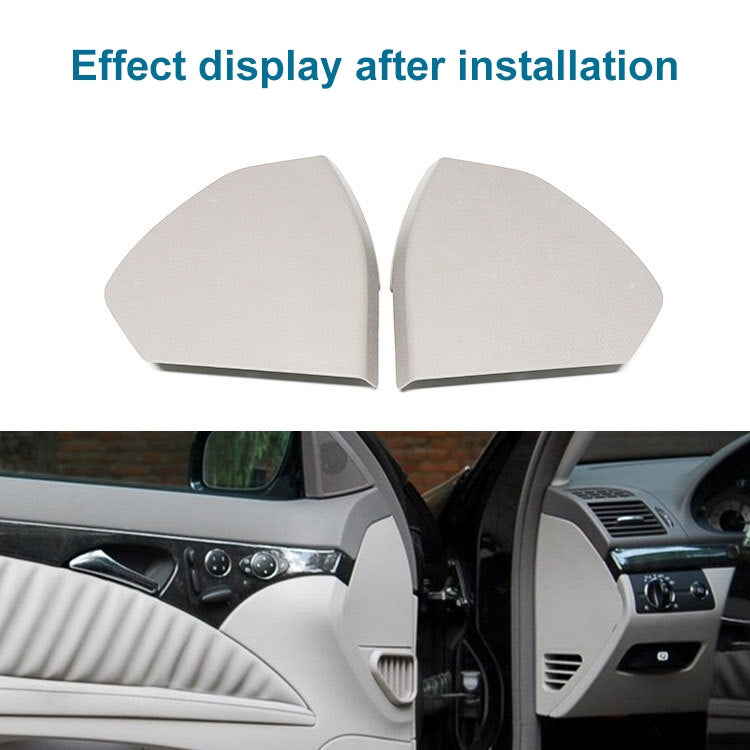 Garniture de panneau de porte avant côté droit en plastique 2117270148 pour Mercedes-Benz Classe E W211 2003-2008, côté droit (jaune clair), côté droit (jaune), côté droit (noir), côté droit (gris)