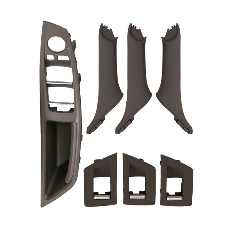 Car Imported Version Inside Doors Handle Pull Trim Cover 5141 7225 873 for BMW F10 F18, Left Driving, Imported Version (Beige), Imported Version (Wine Red), Imported Version (Dark Coffee), Imported Version (Beige White), Imported Version (Grey)