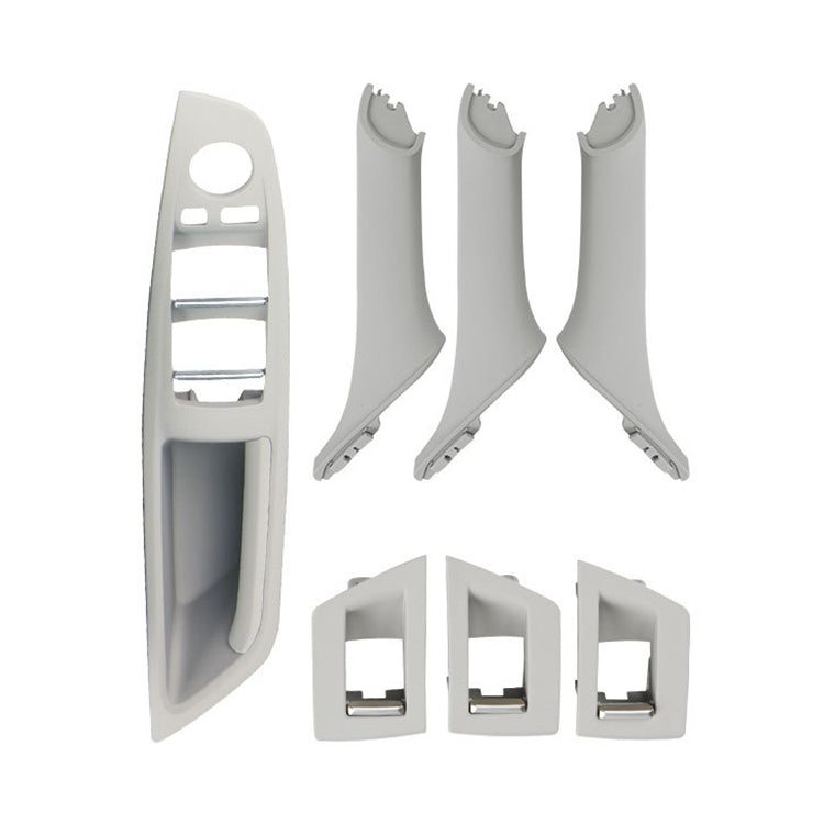 Car Imported Version Inside Doors Handle Pull Trim Cover 5141 7225 873 for BMW F10 F18, Left Driving, Imported Version (Beige), Imported Version (Wine Red), Imported Version (Dark Coffee), Imported Version (Beige White), Imported Version (Grey)