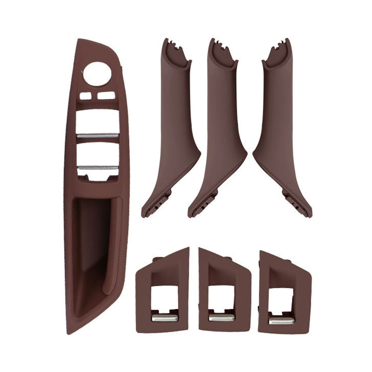 Car Imported Version Inside Doors Handle Pull Trim Cover 5141 7225 873 for BMW F10 F18, Left Driving, Imported Version (Beige), Imported Version (Wine Red), Imported Version (Dark Coffee), Imported Version (Beige White), Imported Version (Grey)