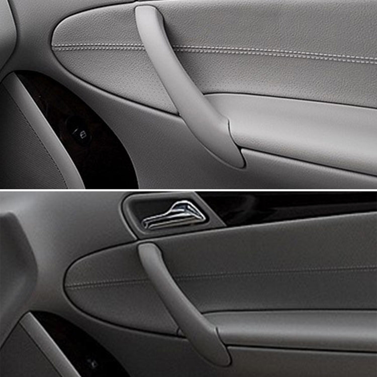Garniture de Poignée Intérieure Avant Droite pour Mercedes-Benz Classe C W203 -2007, Conduite à Gauche, Avant Droit (Noir), Avant Droit (Gris), Avant Droit (Beige)