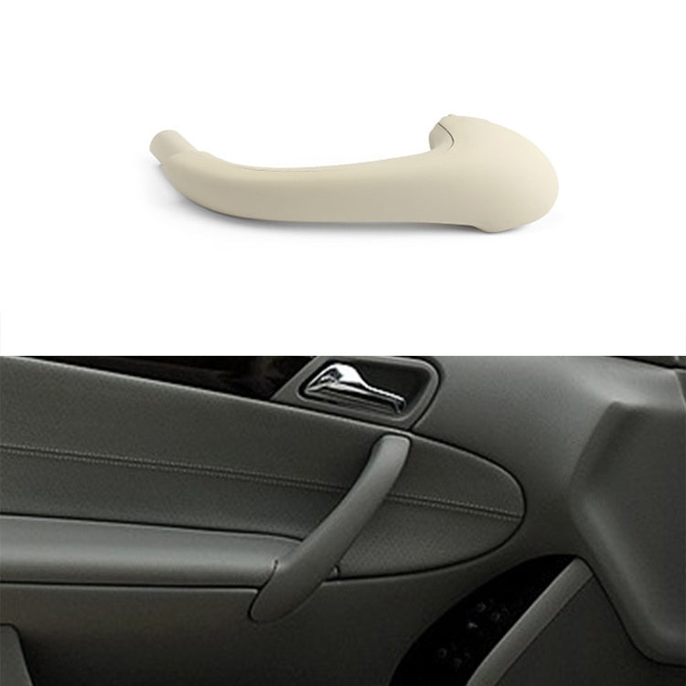 Car Front Left Inside Doors Handle Pull Trim Cover for Mercedes-Benz C-class W203 -2007, Left and Right Driving, Front Left (Black), Front Left (Grey), Front Left (Beige)