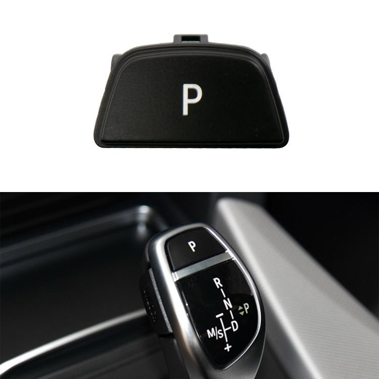 Car Gear Lever Auto Parking Button Letter P Cap for BMW X5 X6 2013-, Left Driving, For BMW X5 X6 2013-