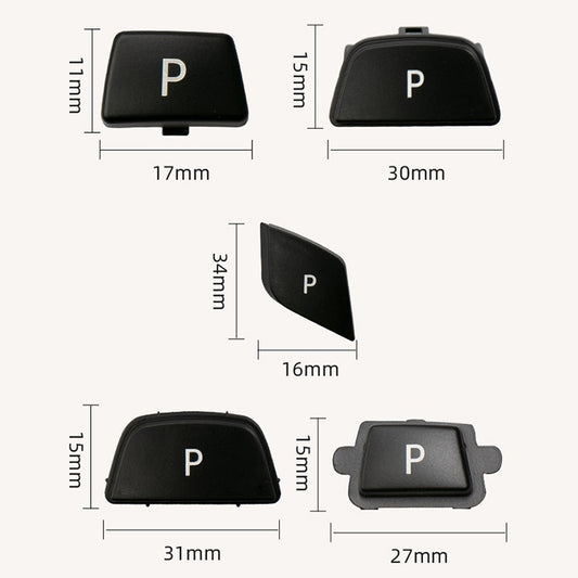 Car Gear Lever Auto Parking Button Letter P Cap for BMW X5 X6 2013-, Left Driving, For BMW X5 X6 2013-