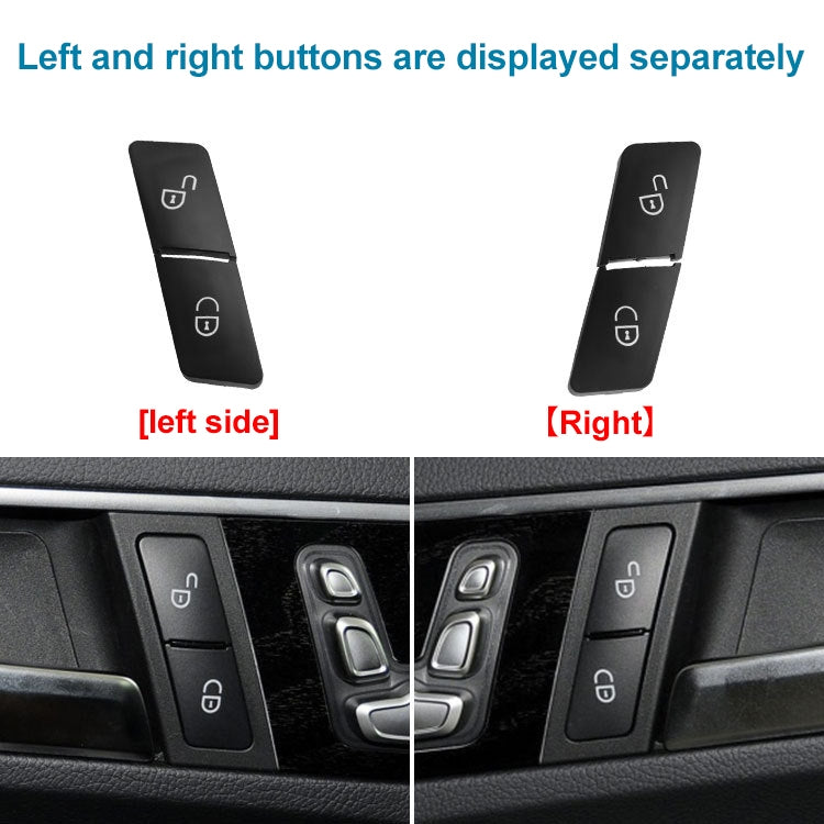 Car Left Side Door Lock Switch Buttons 2049058402 for Mercedes-Benz W204, Left Driving, For Mercedes-Benz W204 Left Side (Black), For Mercedes-Benz W204 Left Side (Red)