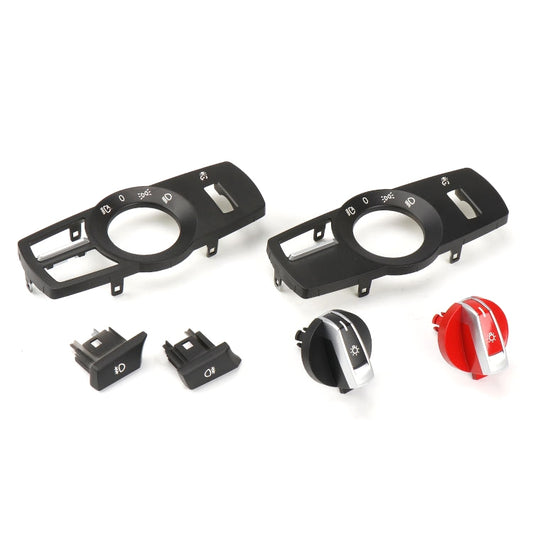 Car Front Fog Light Switch Button Knob for BMW 5 Series 2010-2017, Left Driving, Front Fog Light Switch