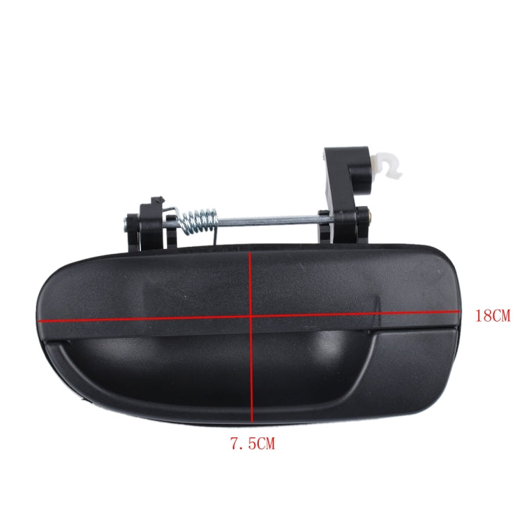 4 PCS Car Front Rear Left Right Outside Door Handles 82660-25000FR / 82650-25000FL / 83660-25000RR / 83650-25000RL for Hyundai Accent , A1797