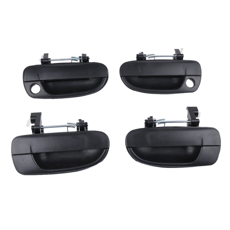 4 PCS Car Front Rear Left Right Outside Door Handles 82660-25000FR / 82650-25000FL / 83660-25000RR / 83650-25000RL for Hyundai Accent