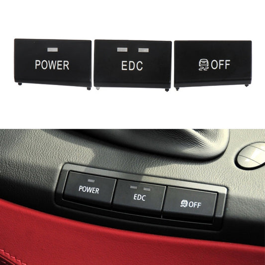 Car No. 1 Center Console Switch Button for BMW 3 Series M3 2005-2012, Left Driving, No. 1