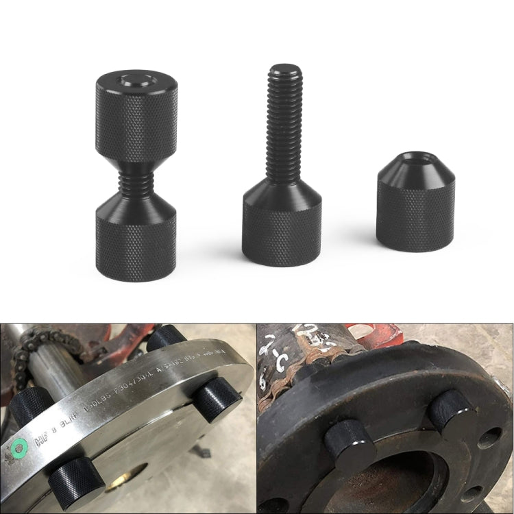 1-1/8 inch Two Hole Pins Set Handy 6061 Aluminum Construction 2 Hole Flange Alignment Pin, 1-1/8 inch Two Hole Pins Set