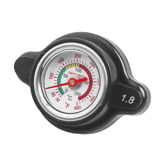 1.8bar Motorcycle Radiator Cap with Temperature Gauge, 1.8bar