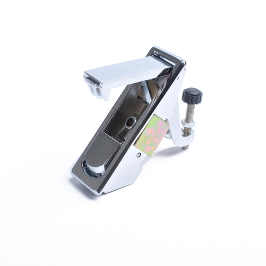 Silver Zinc Alloy Adjustable Lever Hand Operated Compression Latch with Raised Trigger for RV / Trailer, Non-Locking, Silver