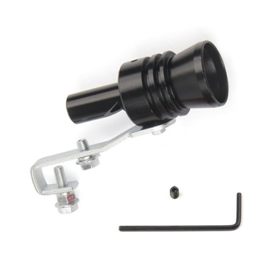 Universal Aluminium Turbo Sound Auspuff Endrohr Pfeife Auto / Motorrad Simulator Trillerpfeife, Größe: XL, Außendurchmesser: 35mm, Größe: XL (Schwarz), Größe: XL (Gold), Größe: XL (Blau), Größe: XL (Rot), Größe: XL (Silber)