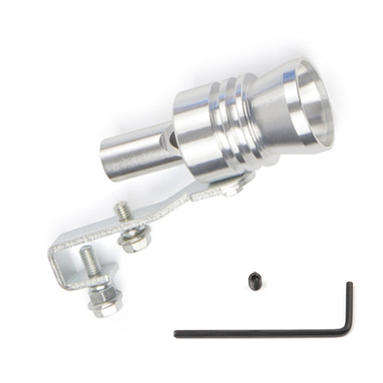 Universal Aluminum Turbo Sound Exhaust Muffler Pipe Whistle Car / Motorcycle Simulator Whistler, Size: XL, Outside Diameter: 35mm
