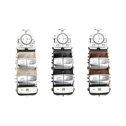 Car Auto Electronic Window Master Control Switch Button for Mercedes-Benz C Class W205 2015-2021, For Mercedes-Benz C Class (Black), For Mercedes-Benz C Class (Beige), For Mercedes-Benz C Class (Brown)