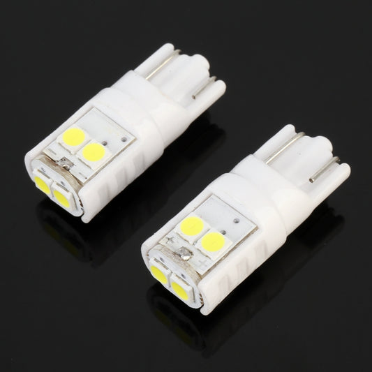 2 PCS T10 DC12V / 1W / 6000K / 80LM 6LEDs SMD-3030 Car Clearance Light, 6LEDs