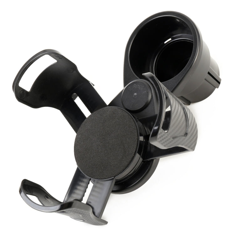 Multi-functional Car Auto Universal Carbon Fiber Texture Cup Holder Drink Holder, Carbon Fiber Texture