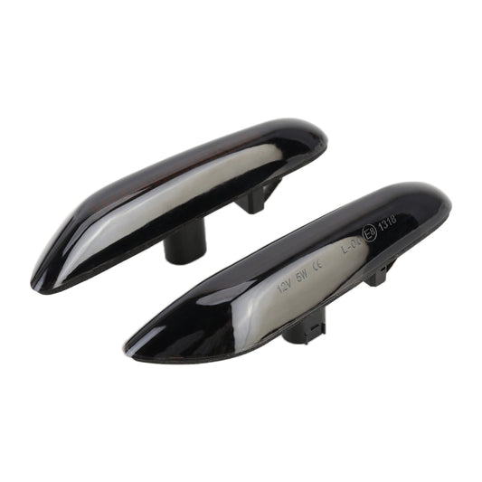 2 PCS D12V / 5W Car LED Dynamic Blinker Side Lights Flowing Water Turn Signal Light for BMW, Yellow Light, For BMW