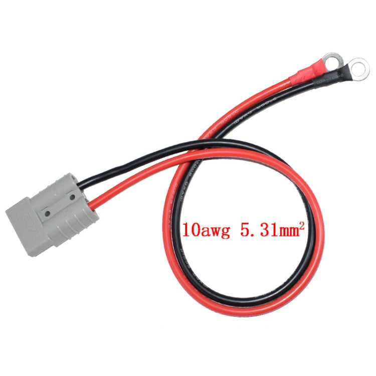 50A SMH Anderson Plug to O Shape Terminal Booster Cable, Length: 0.5m, Length: 0.5m
